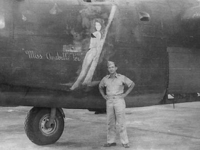 B-24 Liberator Bomber Miss Anabelle Lee Nose Art