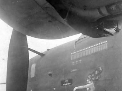 B-24D Liberator Bomber Pudgy Nose Art 90th Bomb Group