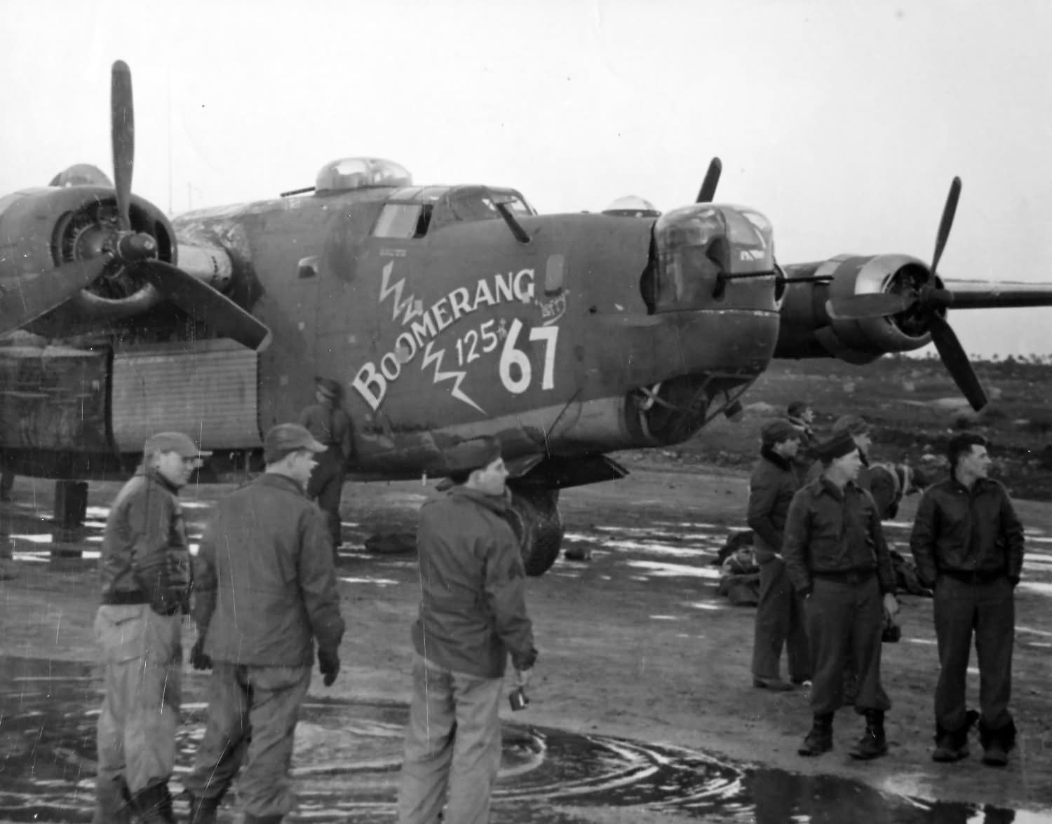 B-24 Liberator Boomerang 15th AAF In Italy | World War Photos