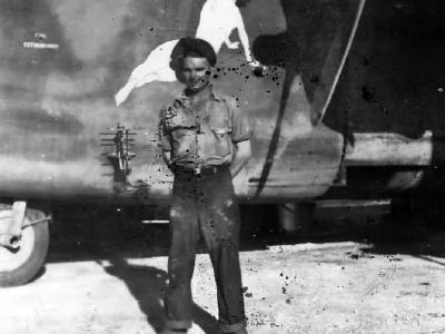 B-24 Liberator Nose Art Dixie PTO