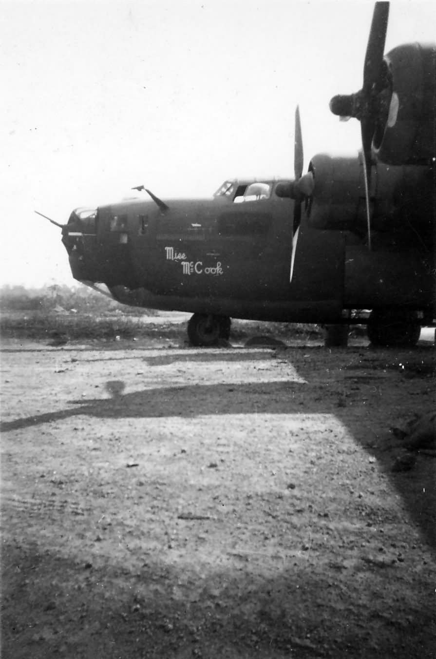 B-24 Liberator Nose Art Miss Mc Cook | World War Photos