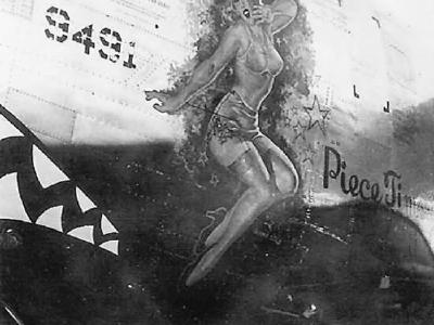 B-24 Liberator Piece Time nose art 308th Bomb Group