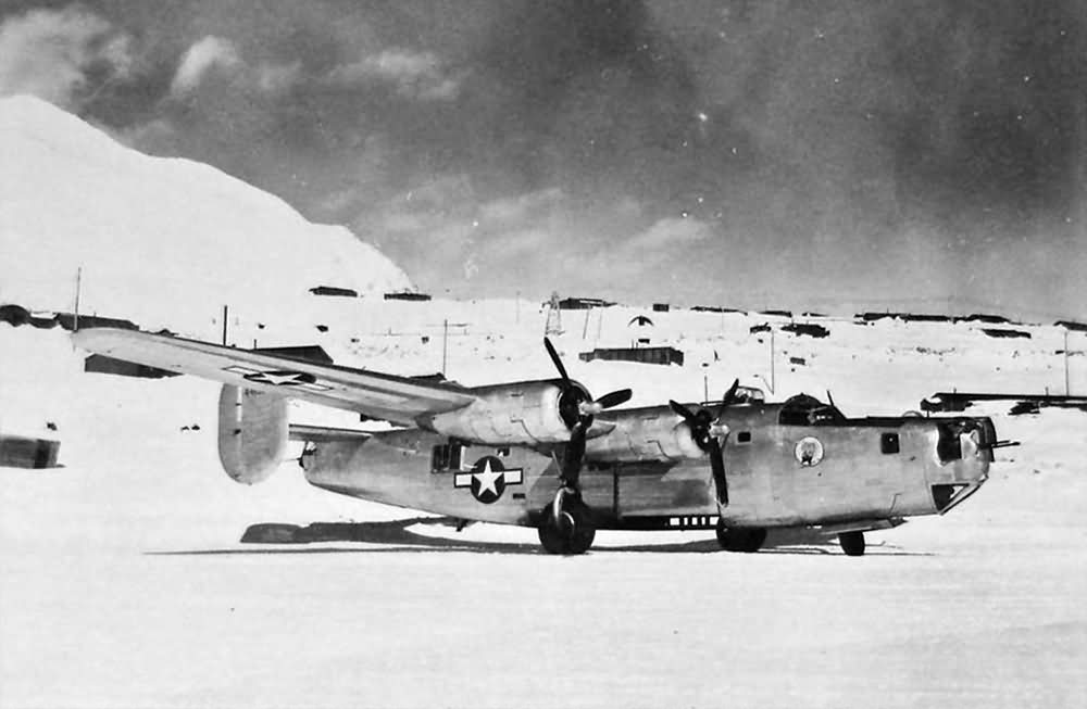 B-24 Liberator Porky Ping Nose Art Aleutian Islands Alaska