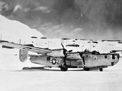 B-24 Liberator Porky Ping Nose Art Aleutian Islands Alaska