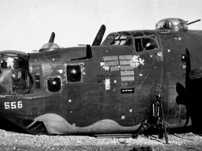 B-24 Liberator crashed 556