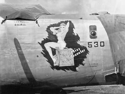 B-24 Liberator 44-40530 Miss Traveler of the 11th Bomb Group, 98th Bomb Squadron