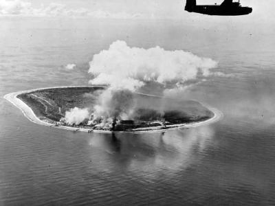 B-24 Nauru Island Bombed by 7 AAF April1943