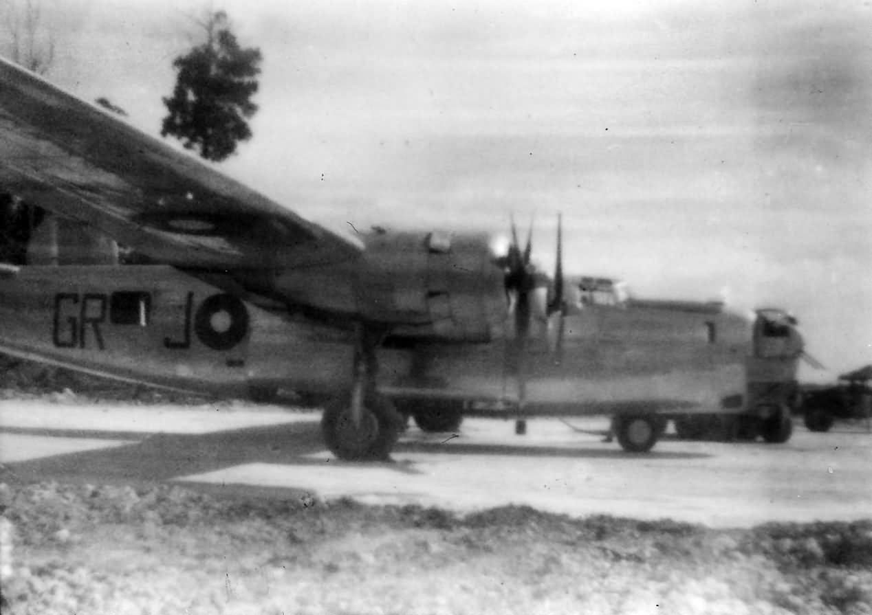 Australian B-24 Liberator Of 24 Squadron RAAF Code GR+J | World War Photos