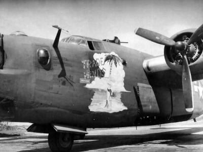 B-24H serial 41-28837 „Trade Winds” of the 487th Bomb Group 837th Bomb Squadron 8th AF