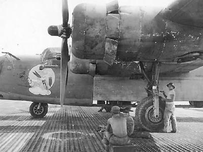 B-24J Liberator serial 42-72998 of the 30th Bomb Group