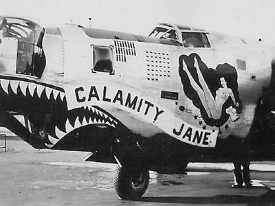 B-24 44-42019 of the 308th Bomb Group 374th Bomb Squadron