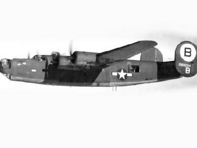 B-24 Liberator 93rd Bomb Group in flight