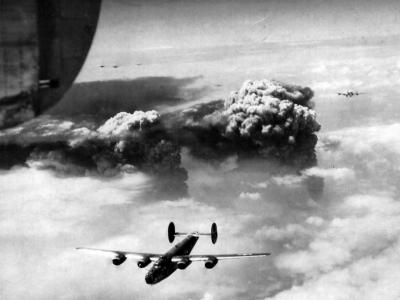 B-24 Liberator 15th AF Bombing Ploesti Romania – 15 July 1944