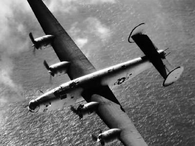 Consolidated PB4Y-1 Liberator in Flight