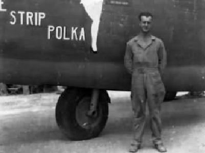 B-24 Liberator nose art The Strip Polka 90th Bomb Group 319th Bomb Squadron