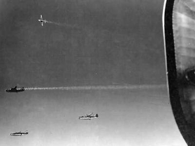 B-24 Liberators bombers over Vienna 1944