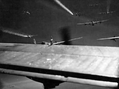 B-24 Liberator over Vienna Austria 1944 2