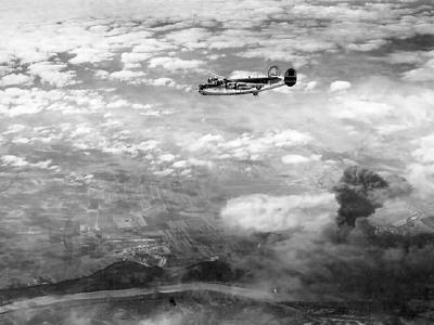 B-24 Liberator over Vienna Austria 1944 465th Bomb Group