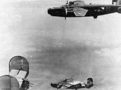 B-24 Liberator over Vienna Austria 460th Bomb Group