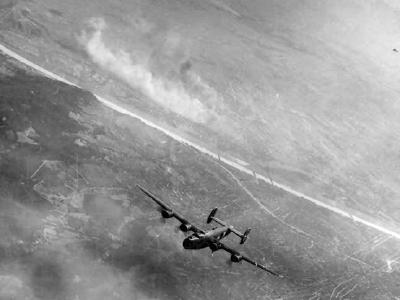 B-24 Liberator over Vienna Austria 4