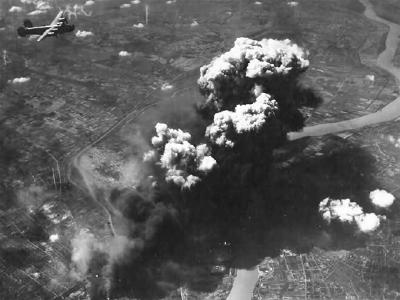 B-24 Liberator over Vienna Austria
