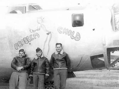 B-24 Liberator Nose Art „Problem Child” 7th BG