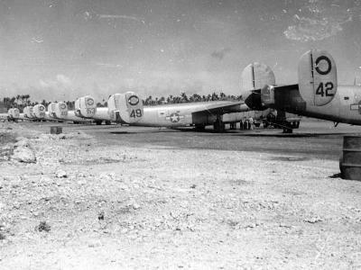B-24 Liberators of the 5th BG 72nd BS 1945 Samar Leyte