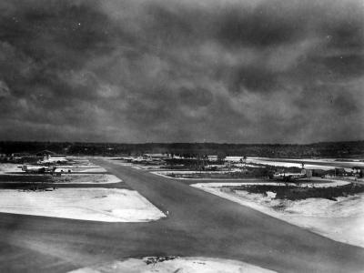 USAAF Airfield with bombers B-24 Italy 1944