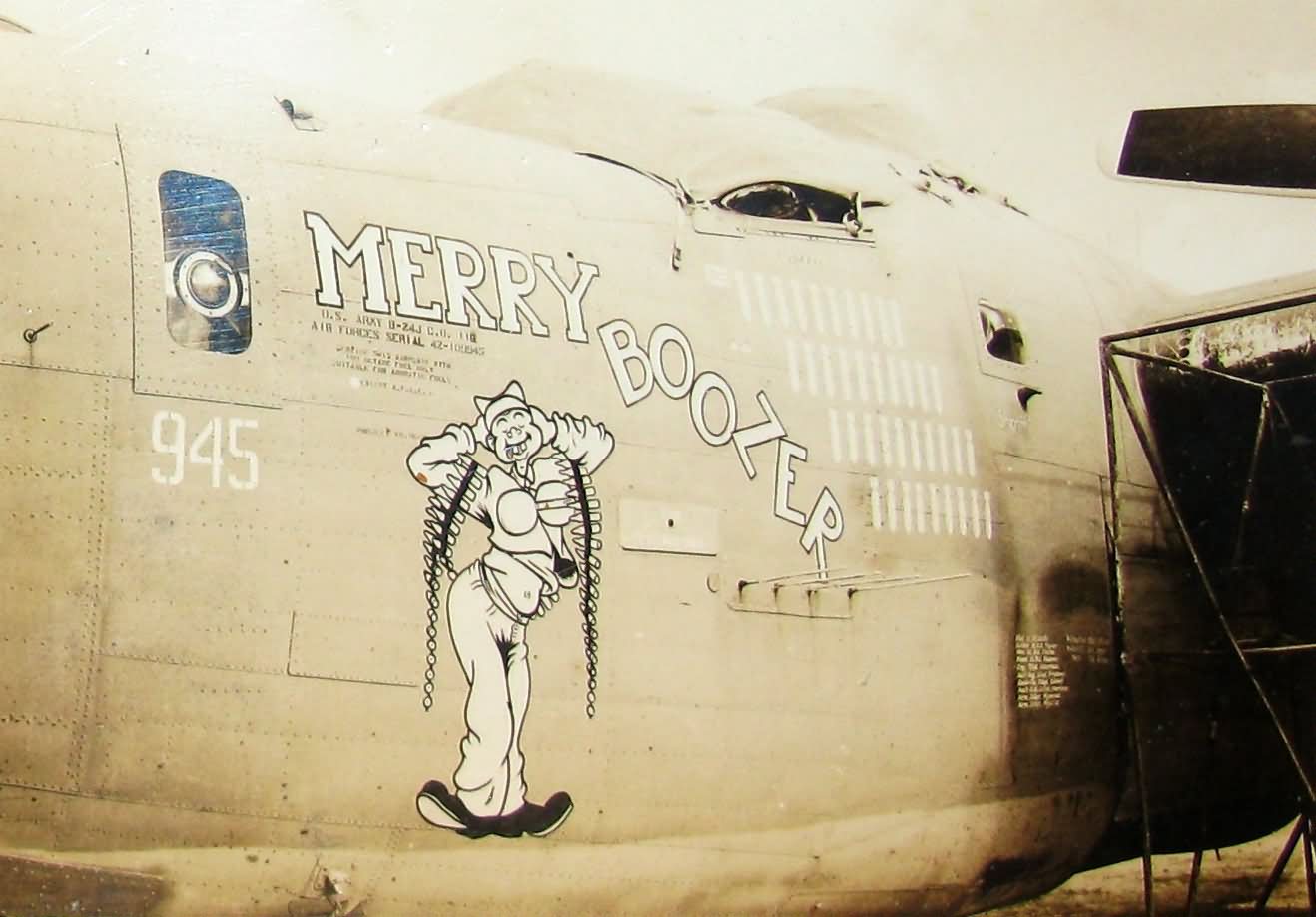 B-24 Liberator Bomber Merry Boozer