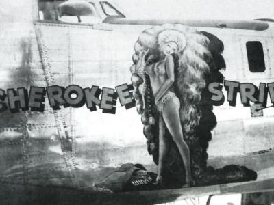 F-7B Liberator Nose Art Cherokee Strip 20th Combat Mapping Squadron, 6th Photographic Reconnaissance Group