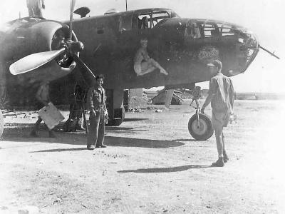 B-25D Mitchell Bomber Nose Art Rosie