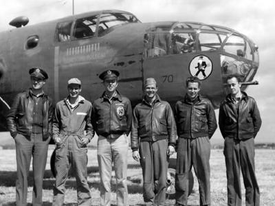 B-25 341 Bomb Group crew CBI