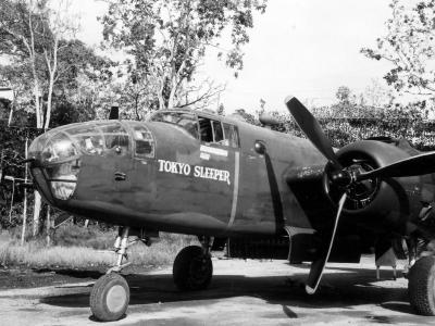 B-25 38yh Bomb Group 1942 Tokyo Sleeper nose art
