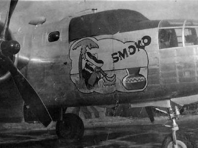 B-25 Bomber SMOKO nose art
