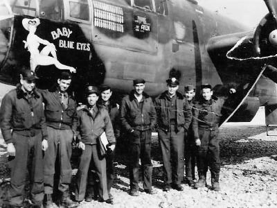 B-25 Mitchell Bomber Baby Blue Eyes