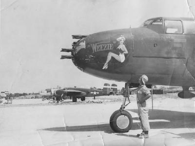 B-25 Mitchell Strafer Weezie nose art