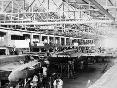 B-25 Mitchell assembly line