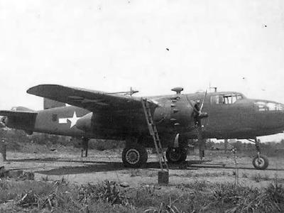 North American B-25D Mitchell Bomber 340 BG 488 BS 8E