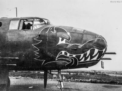 B-25C of the 38th BG, 71st BS with Pappy Gunns strafer modification New Guinea