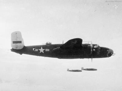 B-25D 41-30063 ROSE-IN-BLOOM of the 498th BS, 345th BG