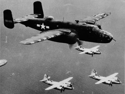 B-25D 41-30606 and B-26