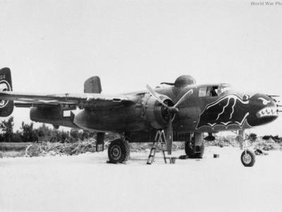 B-25J 44-31064 of the 499th Bomb Squadron, 345th BG