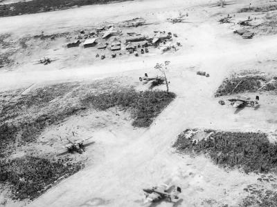 B-25s from 345th Bomb Group Mokmer Airfield