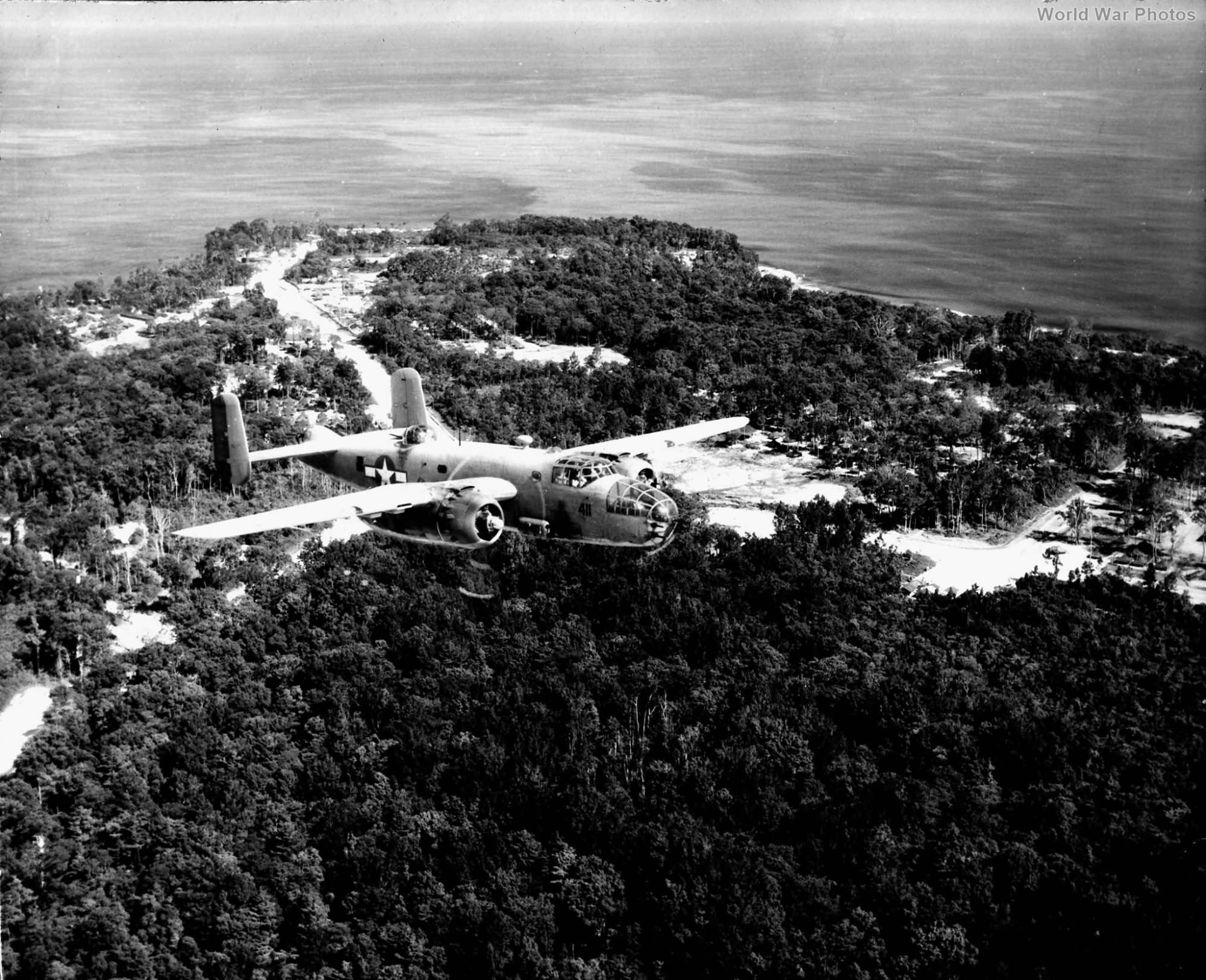 PBJ-1D over Emirau Island