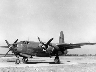 344th Bomb Group B-26C 42-107574 in England 1944