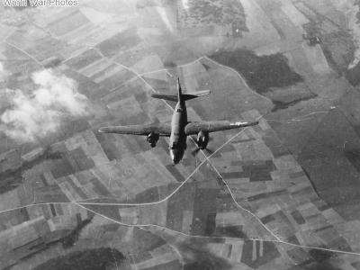 B-26C 41-35000 with engine blown off April 1944