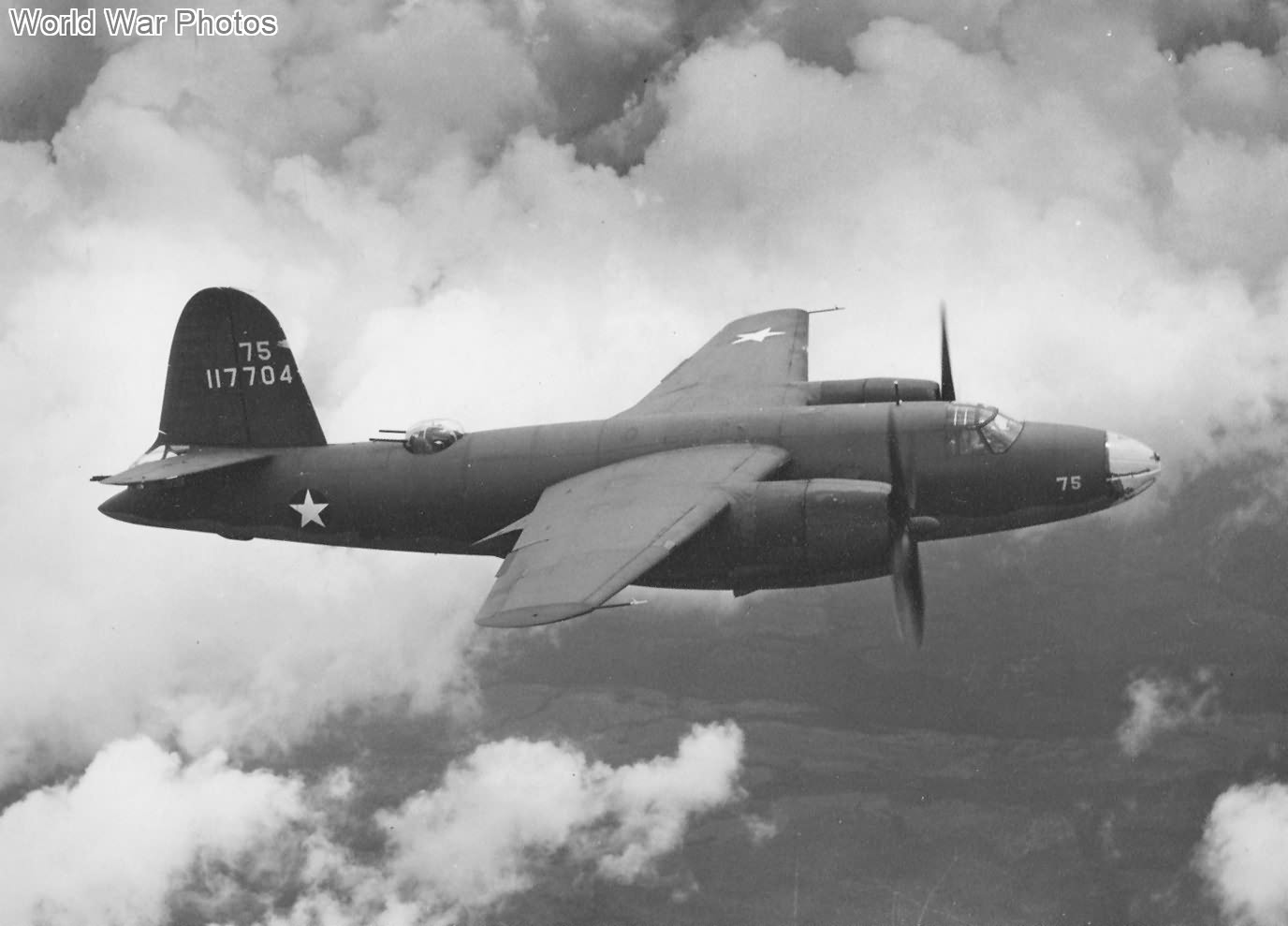 Martin B-26B 75 41-17704 In Flight 1942 | World War Photos