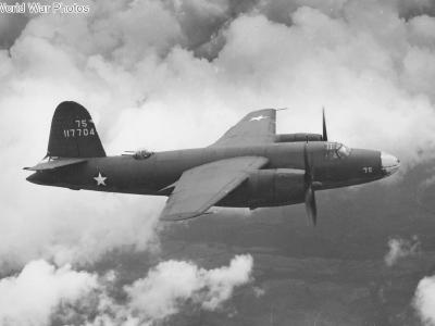 Martin B-26B 75 41-17704 in flight 1942