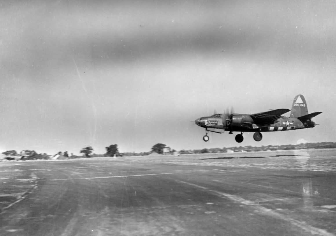 B-26B Marauder Bomber 391st Bomb Group 575th BS 9th Air Force