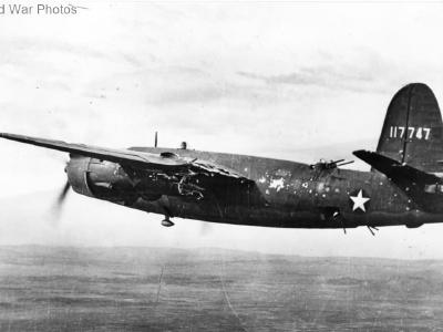 B-26 41-17747 damaged by Flak